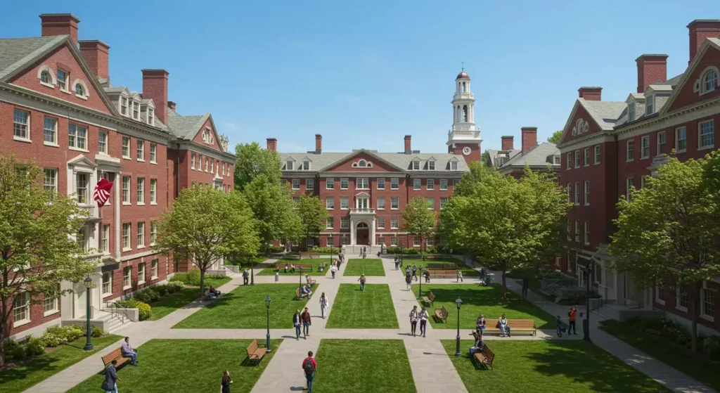 International students in US medical university campus